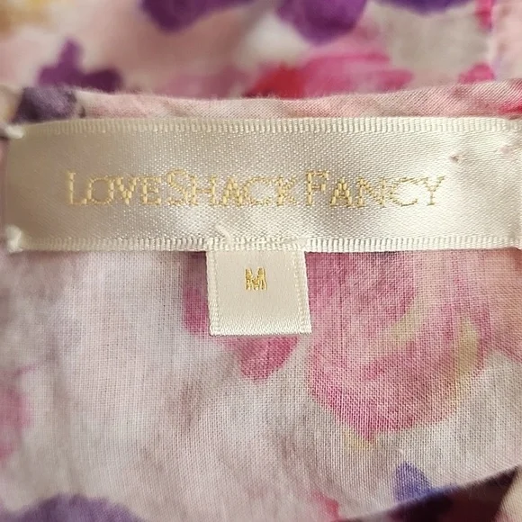 LoveShackFancy Faraday Floral-Print Slip Maxi Dress Size Medium - Picture 14 of 14